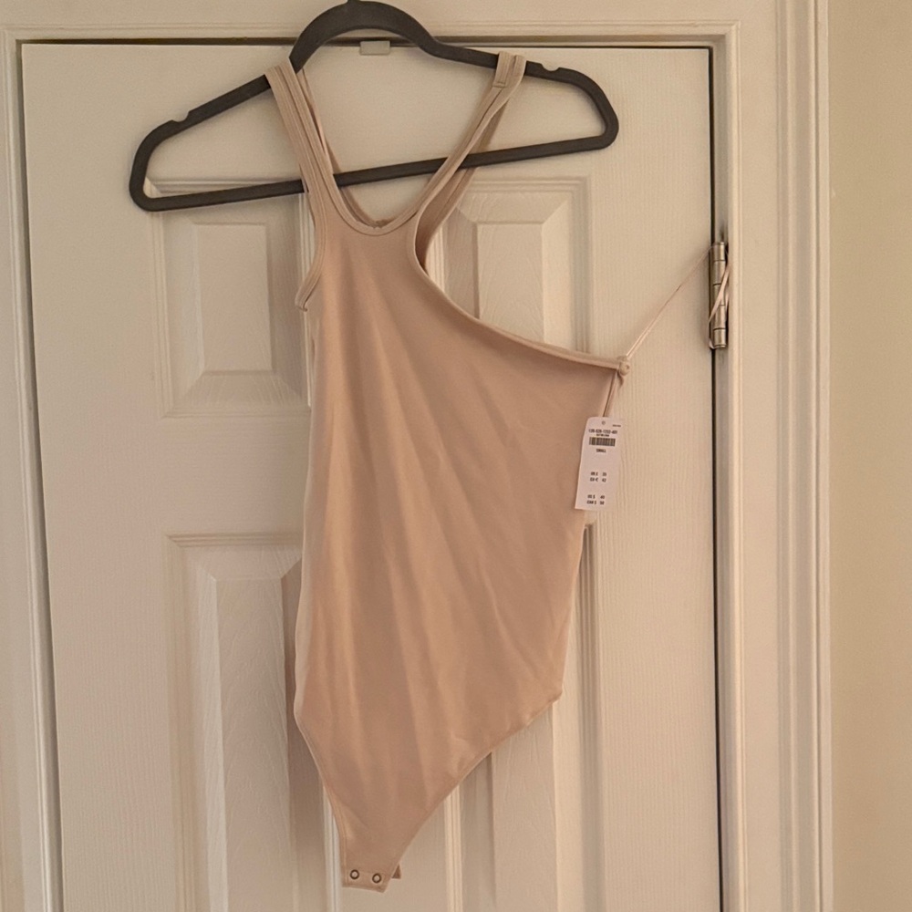 Beige Abercrombie Bodysuit